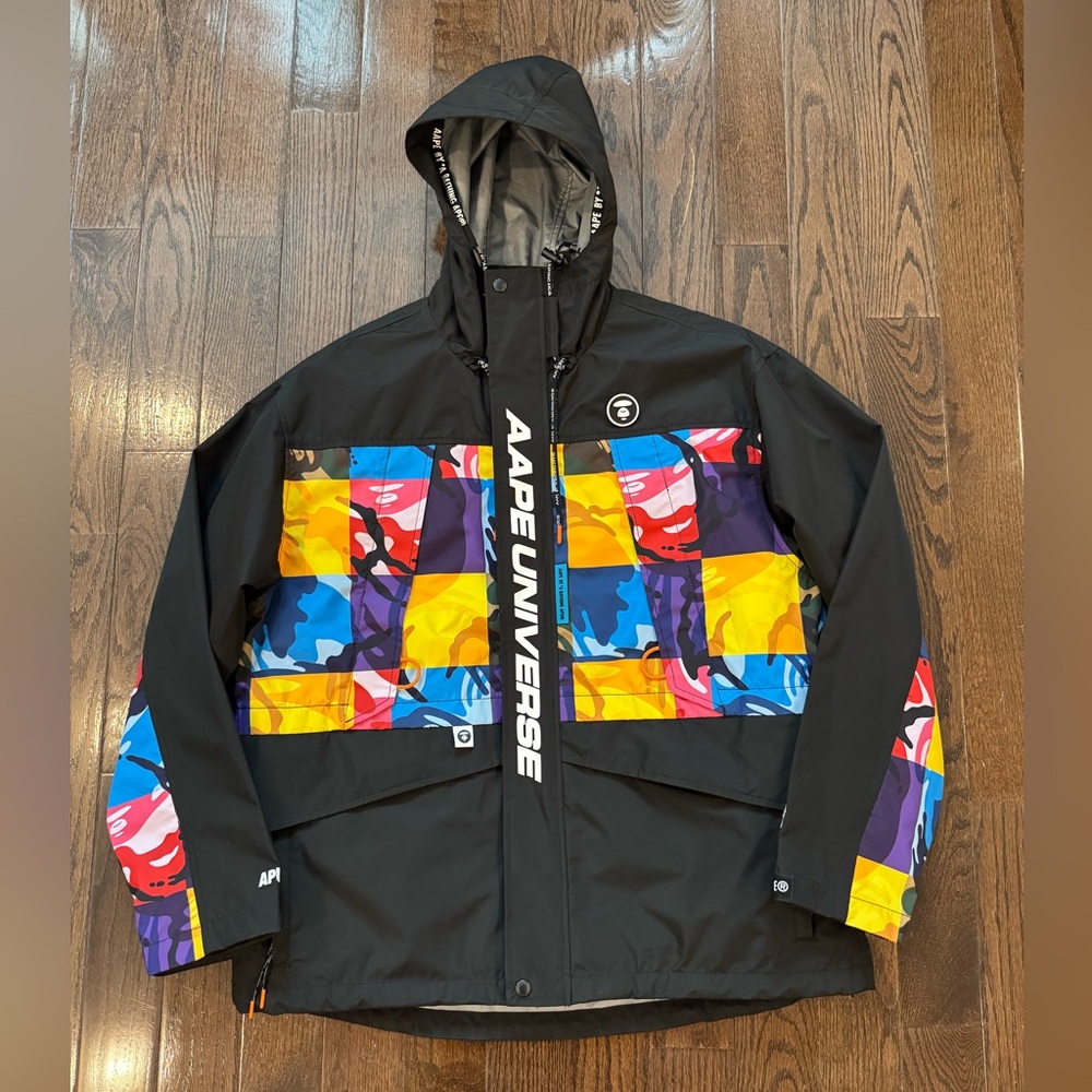aape by a bathing ape 2 in 1 jacket/vest